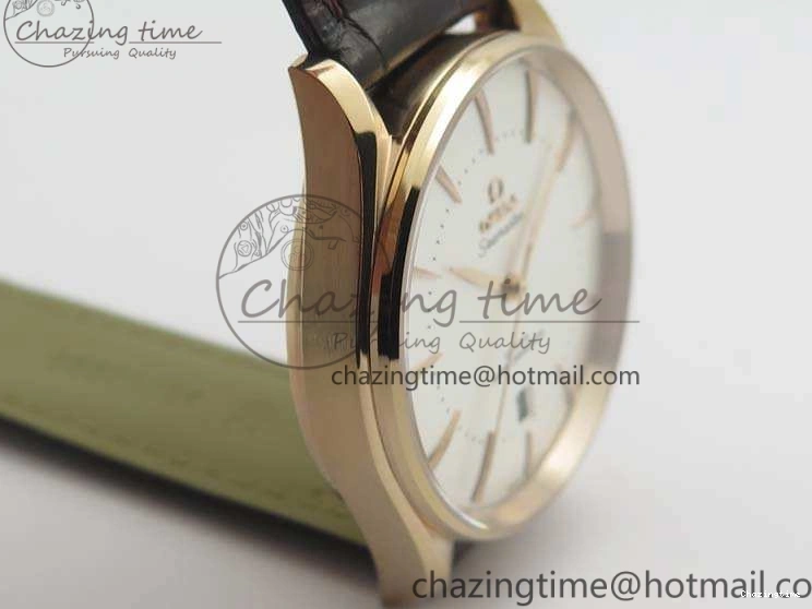 1219 Seamaster Edizione Venezia RG Best Edition White Dial On Leather Strap A Timeless 8127